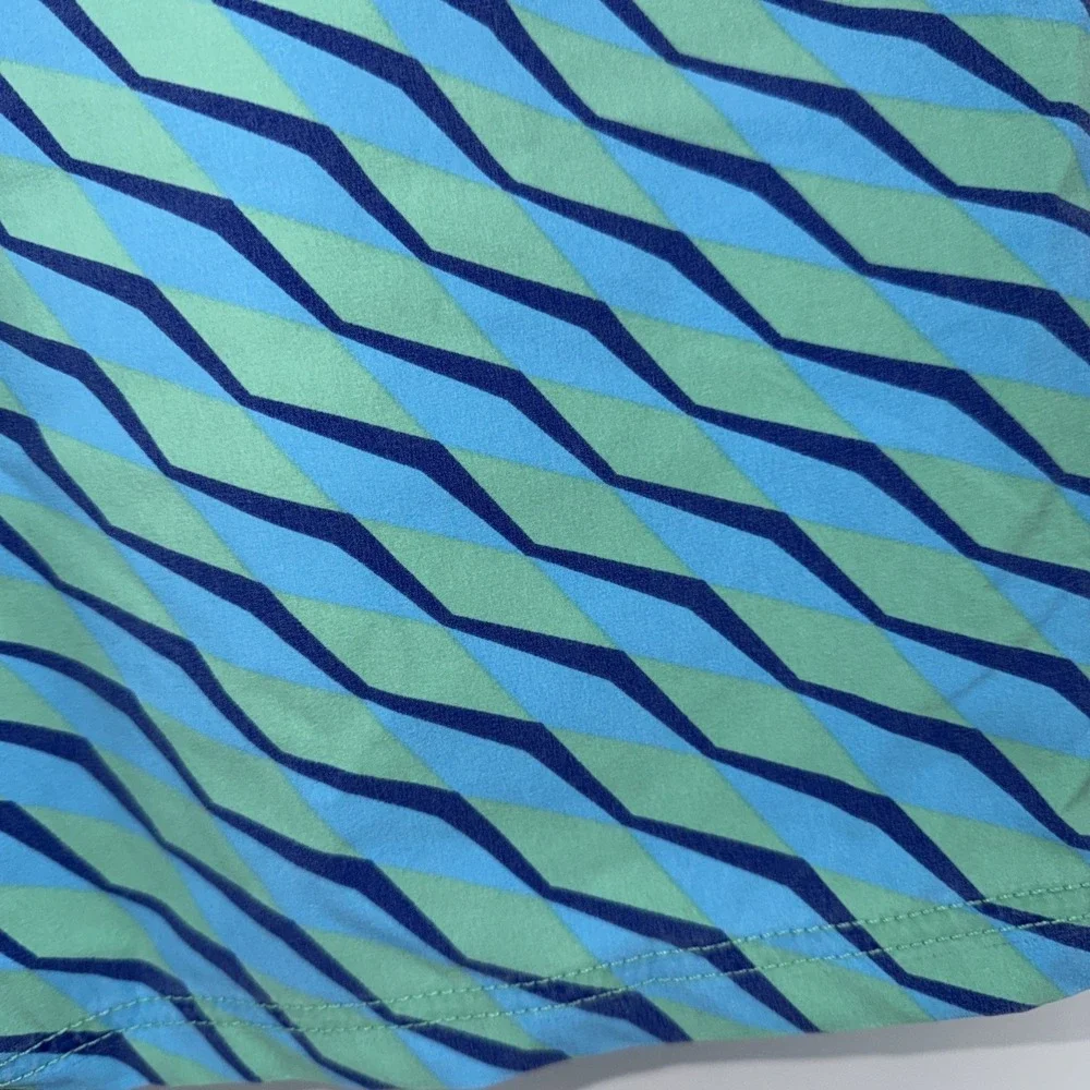 Fair Harbor Mastos-Anchor Trunk Shorts Mens XXXL Green Seabay Lined Swim‎ Trunks